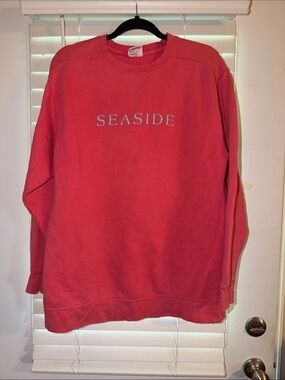 Seaside Coral Crew Sweatshirt